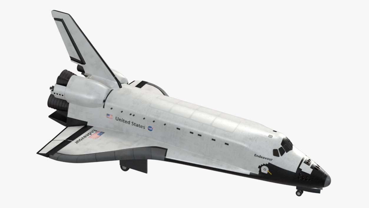 3D Nasa Space Shuttle Endeavour model