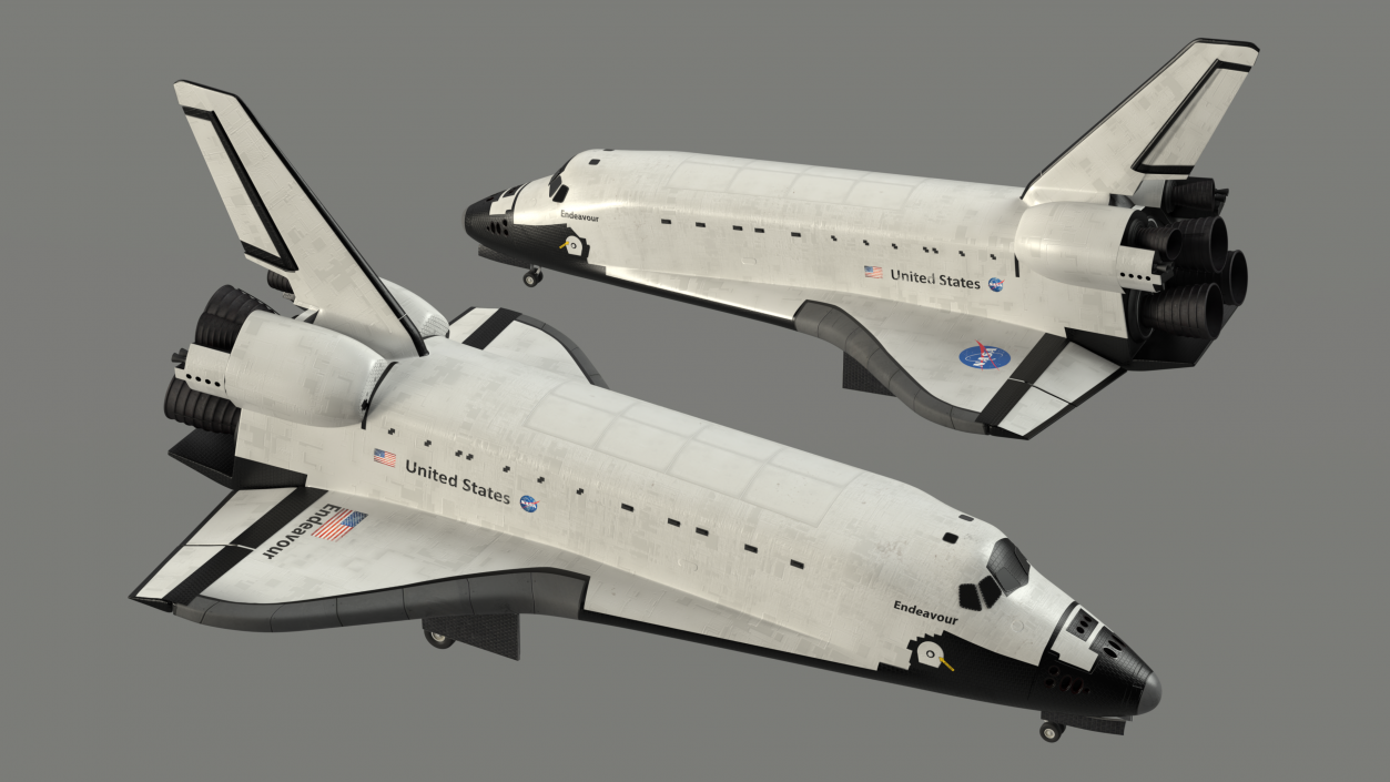 3D Nasa Space Shuttle Endeavour model