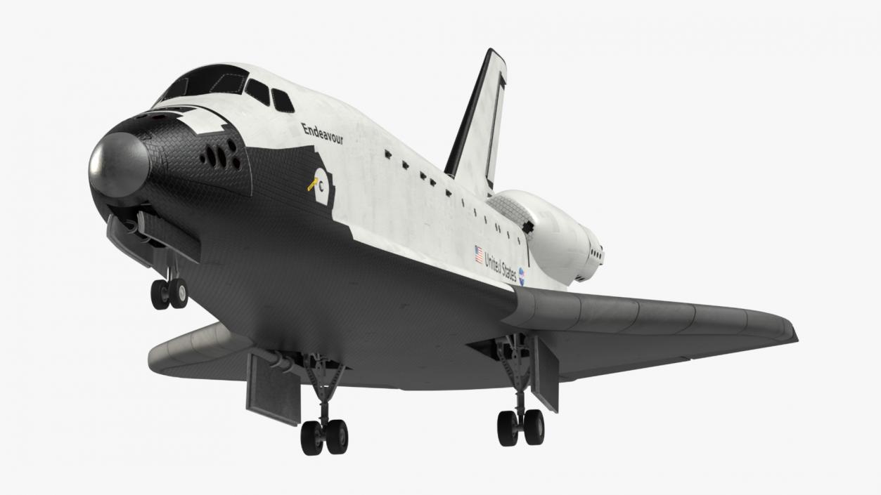 3D Nasa Space Shuttle Endeavour model