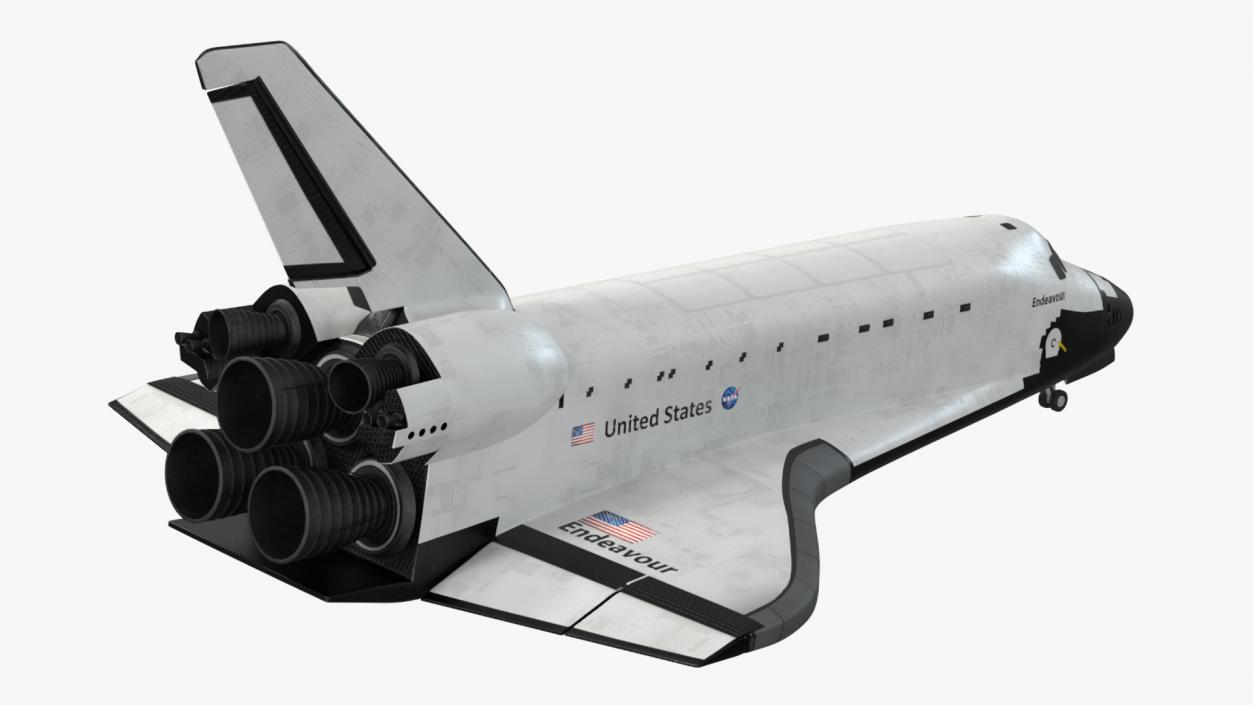 3D Nasa Space Shuttle Endeavour model