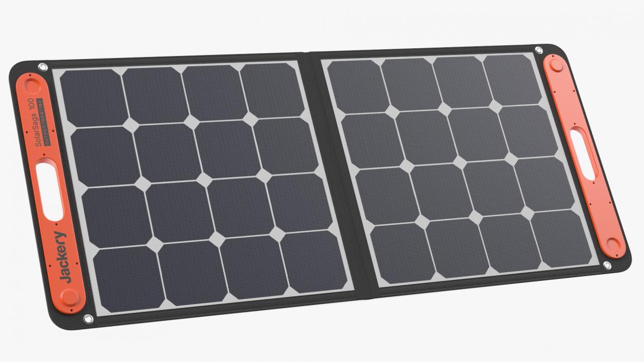 Jackery Power Station with Portable Solar Panel 3D