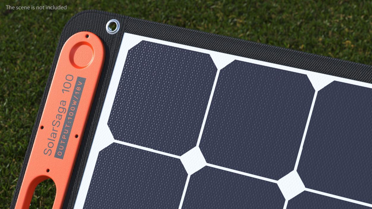 Jackery Power Station with Portable Solar Panel 3D