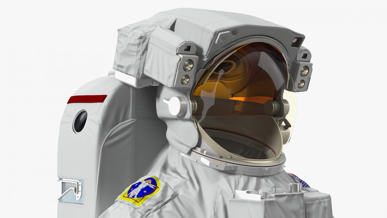 Astronaut Space Suit with Helmet 3D