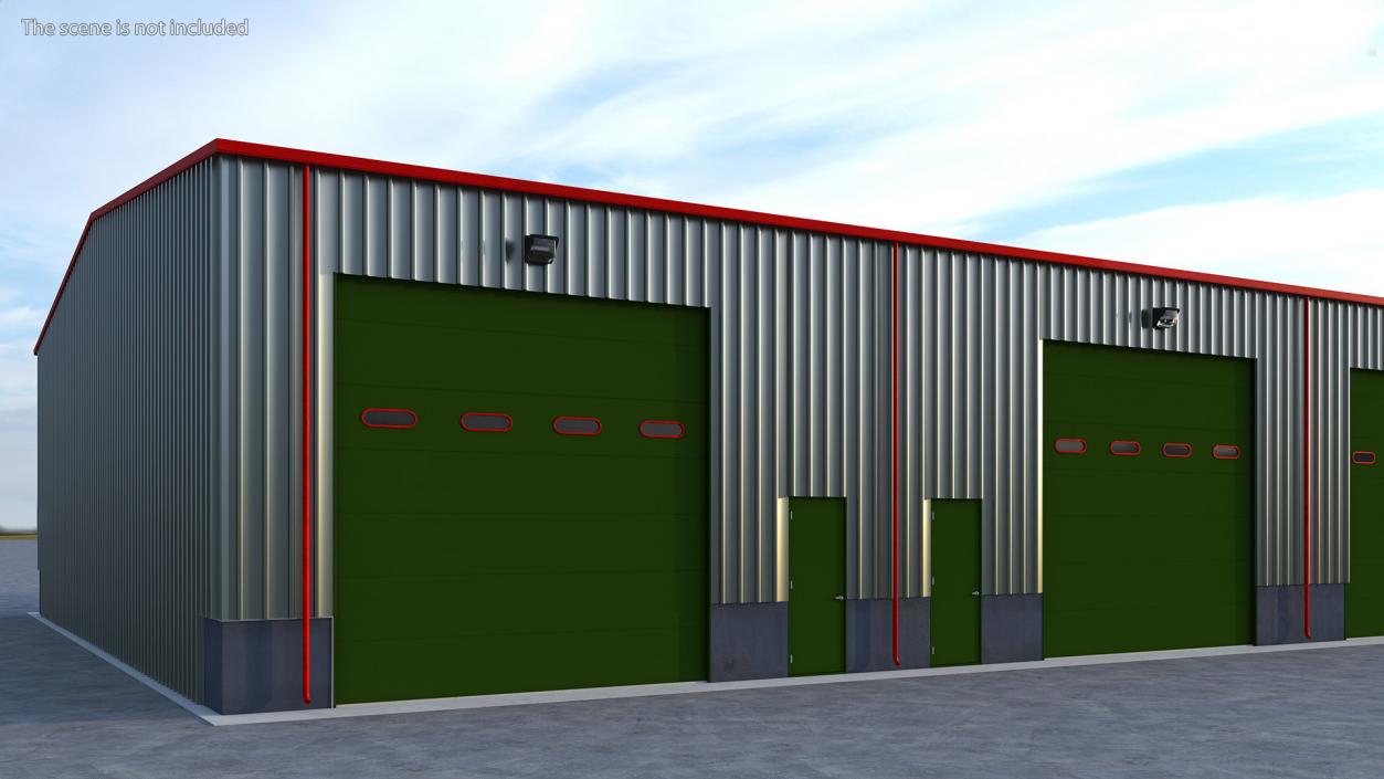 Warehouse Buildings Collection 3 3D