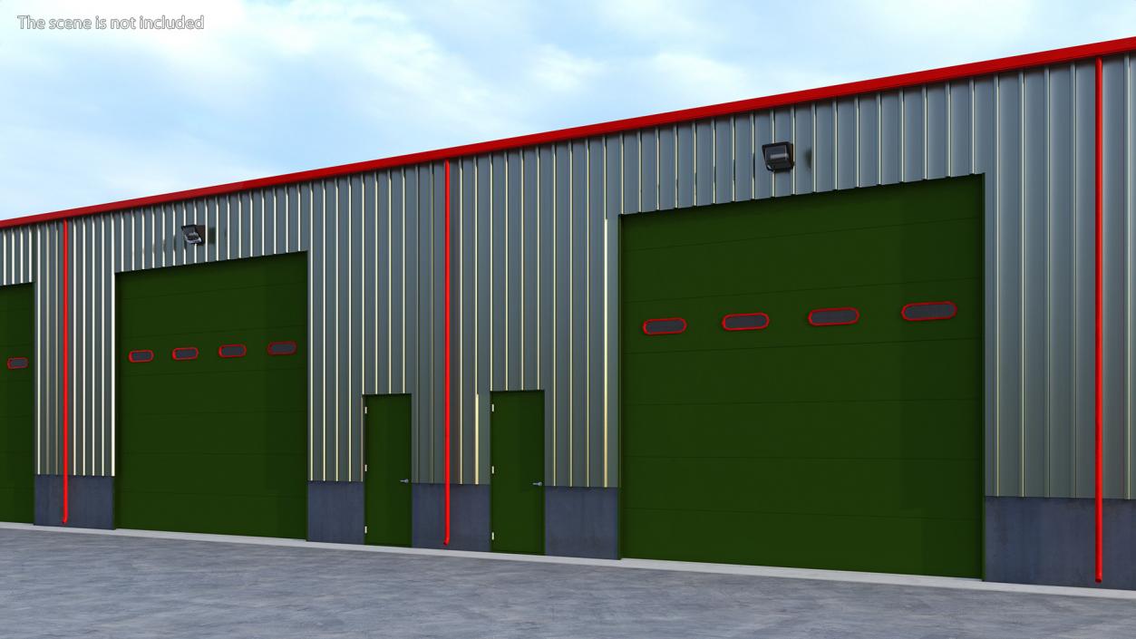 Warehouse Buildings Collection 3 3D