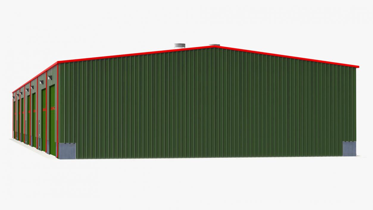 Warehouse Buildings Collection 3 3D