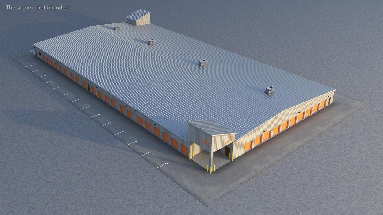 Warehouse Buildings Collection 3 3D