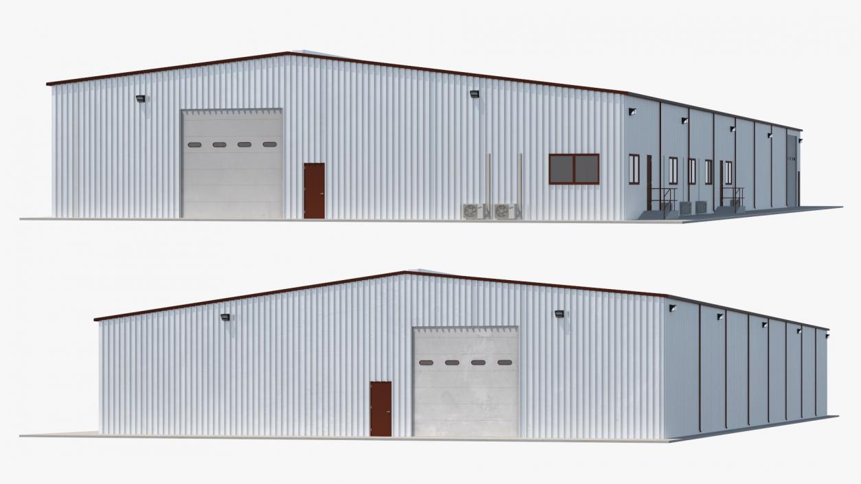 Warehouse Buildings Collection 3 3D