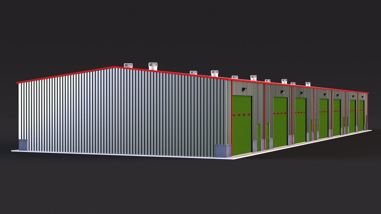 Warehouse Buildings Collection 3 3D