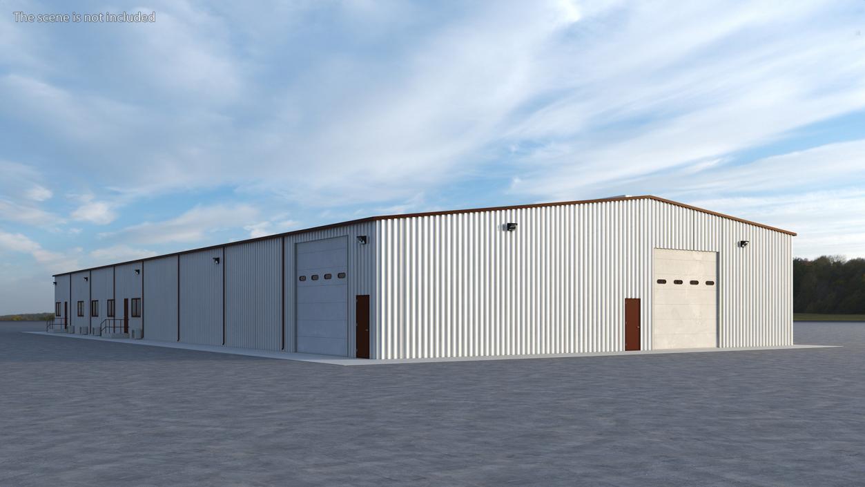 Warehouse Buildings Collection 3 3D