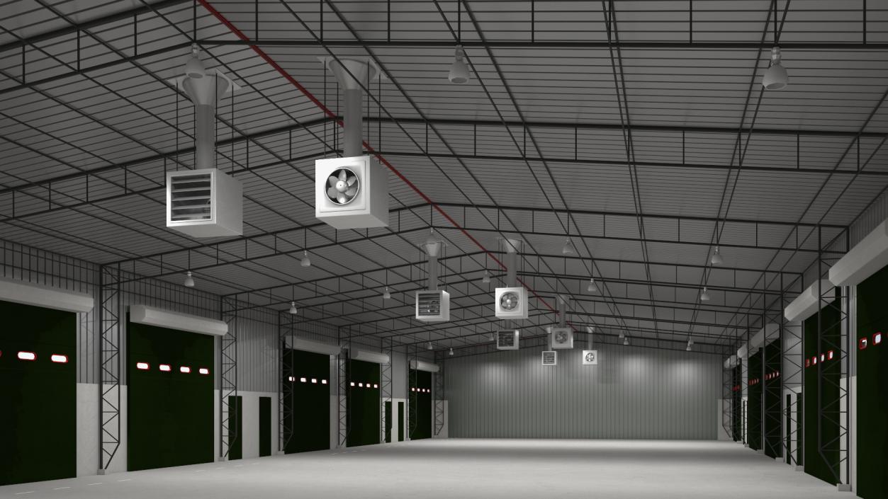 Warehouse Buildings Collection 3 3D