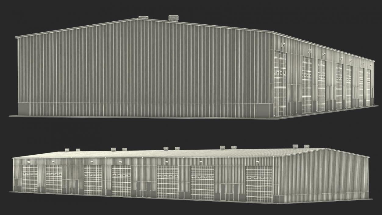 Warehouse Buildings Collection 3 3D