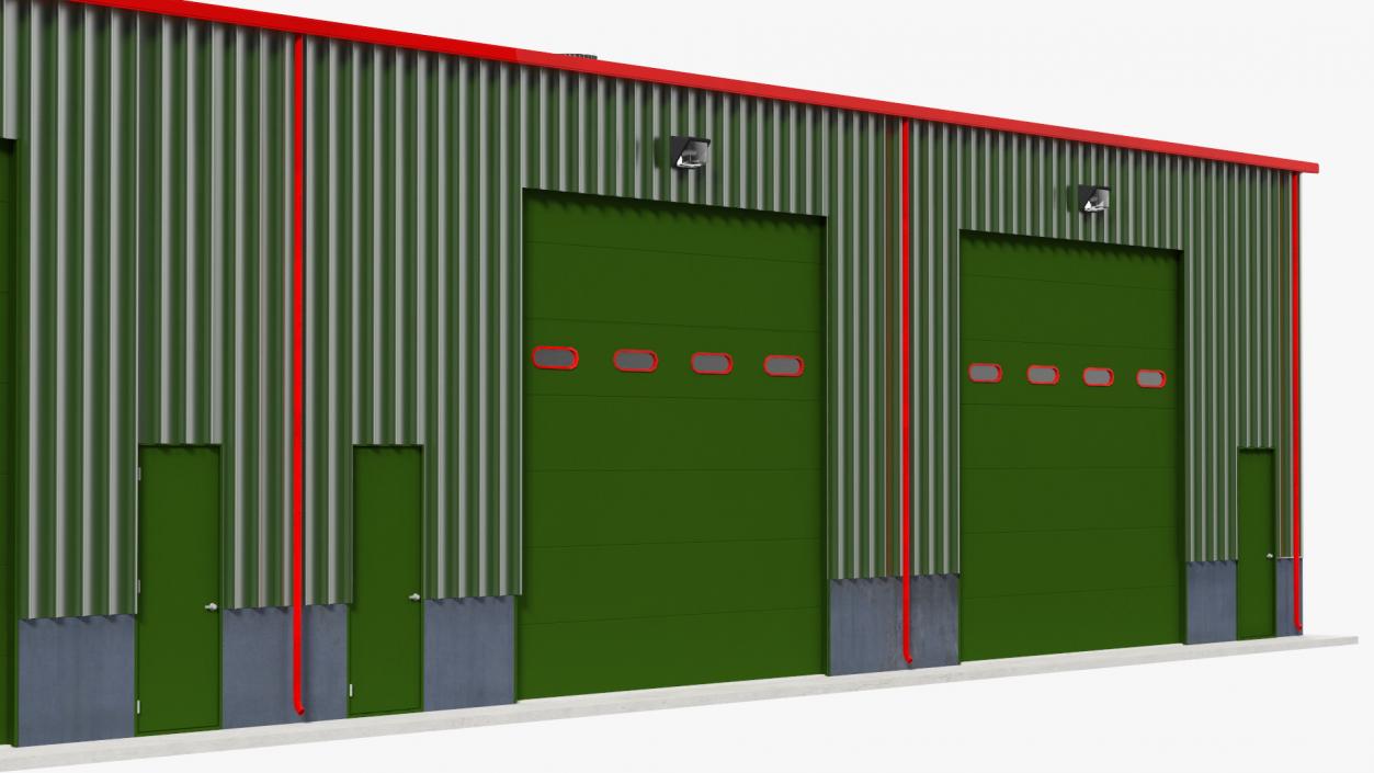 Warehouse Buildings Collection 3 3D