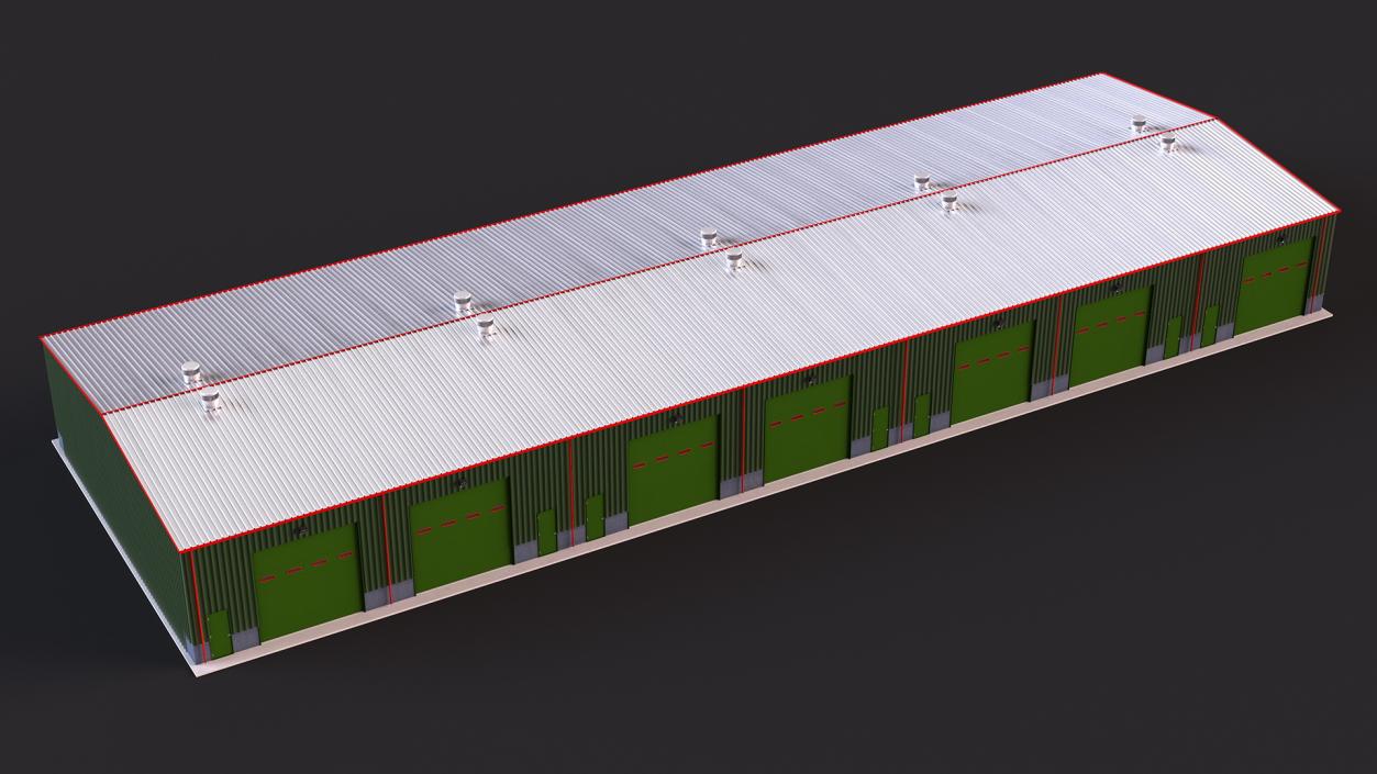 Warehouse Buildings Collection 3 3D