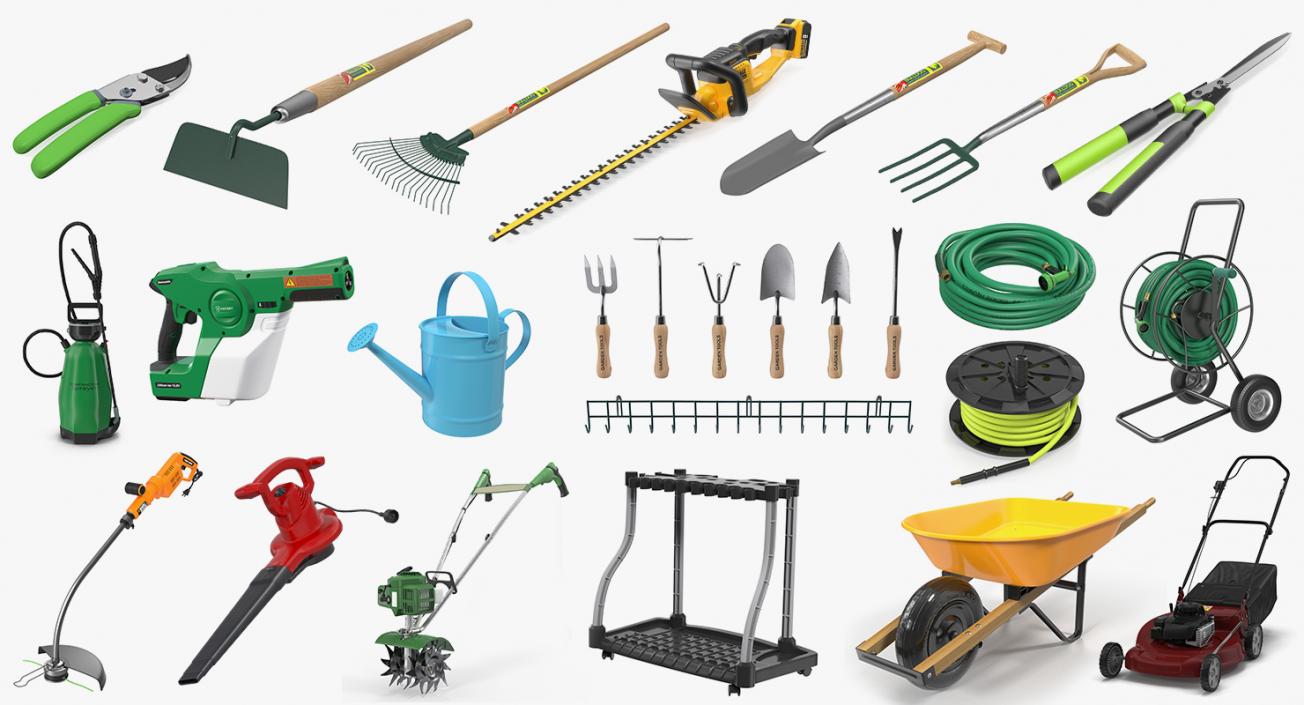 3D Garden Tools Collection 10