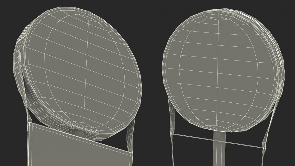 3D Football Down Markers Rigged model