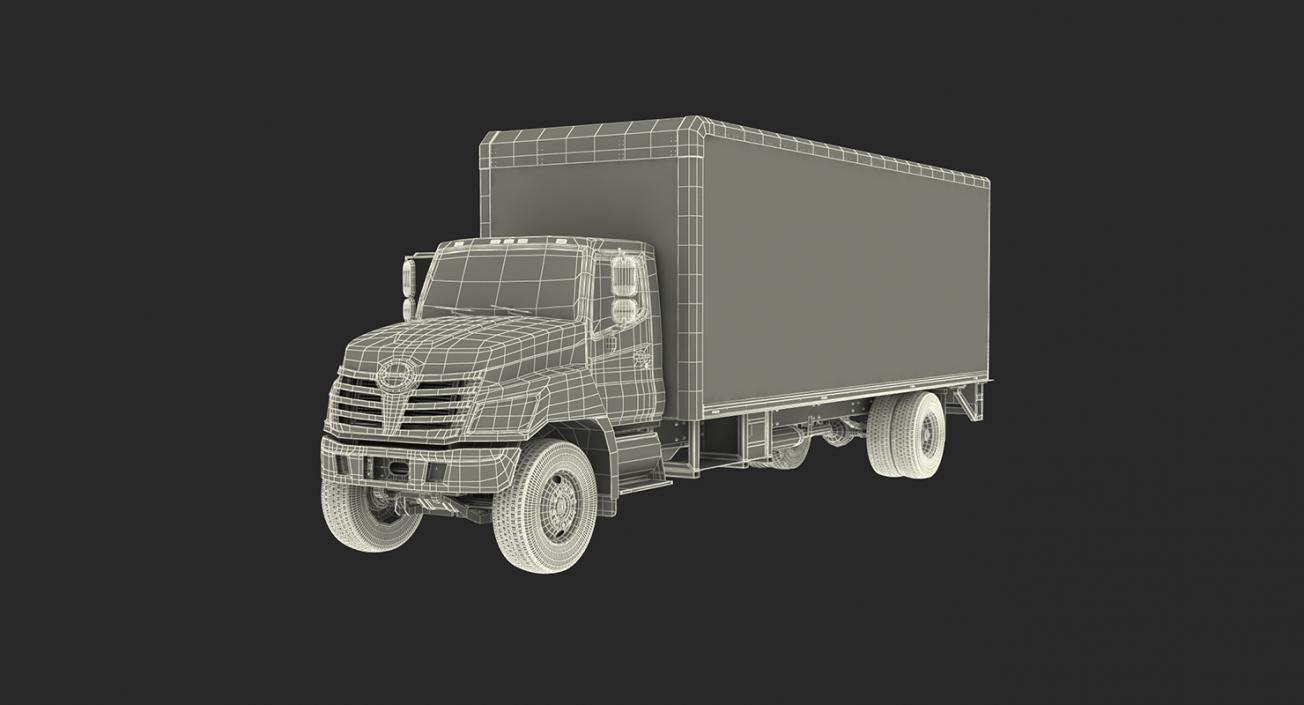 3D Rigged Box Trucks 3D Models Collection model