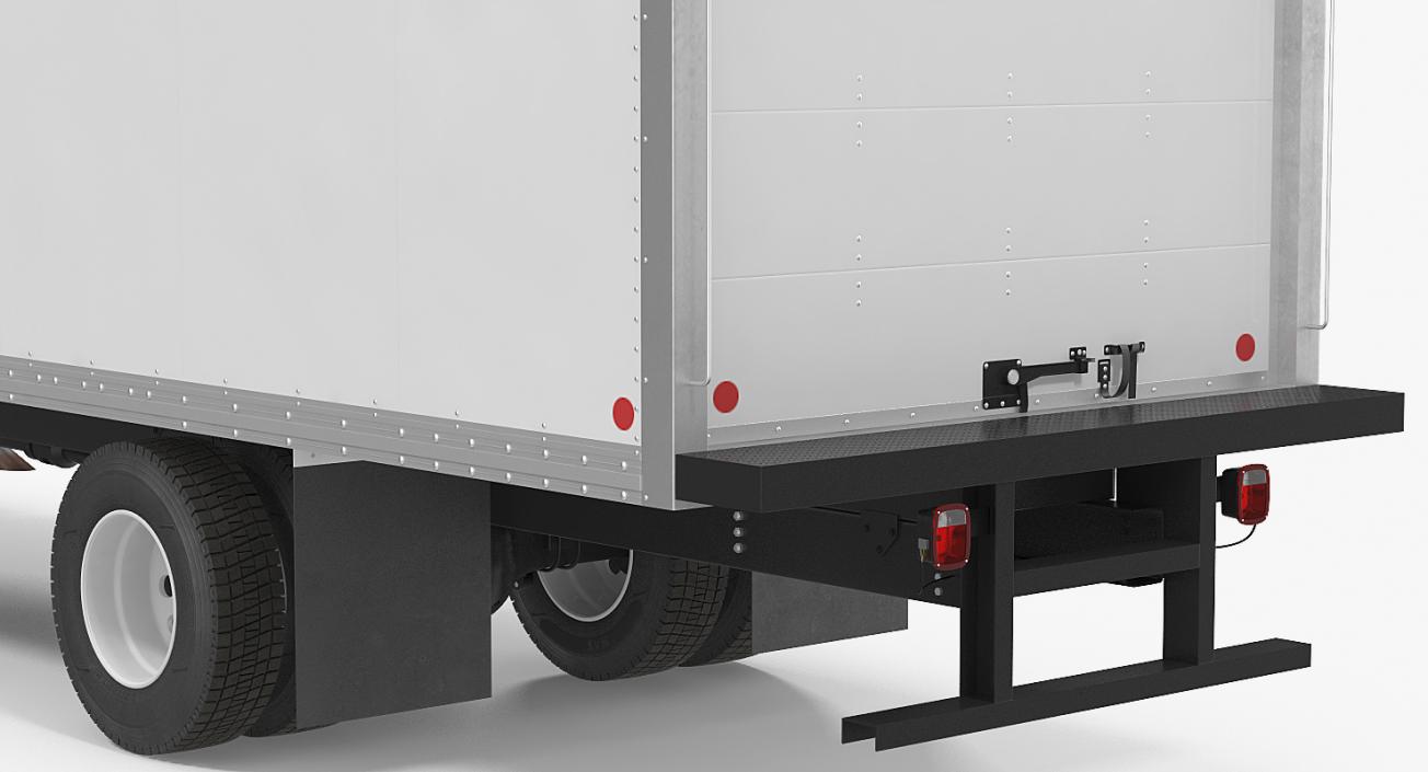 3D Rigged Box Trucks 3D Models Collection model