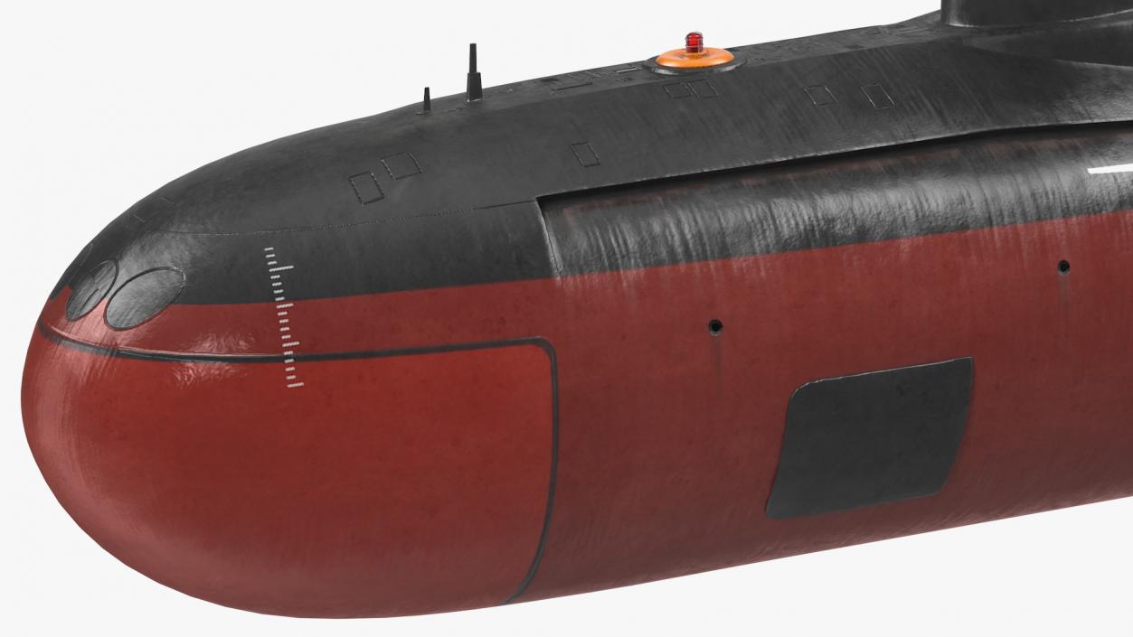 3D Jin Class Ballistic Missile Submarine Type 094 Rigged model