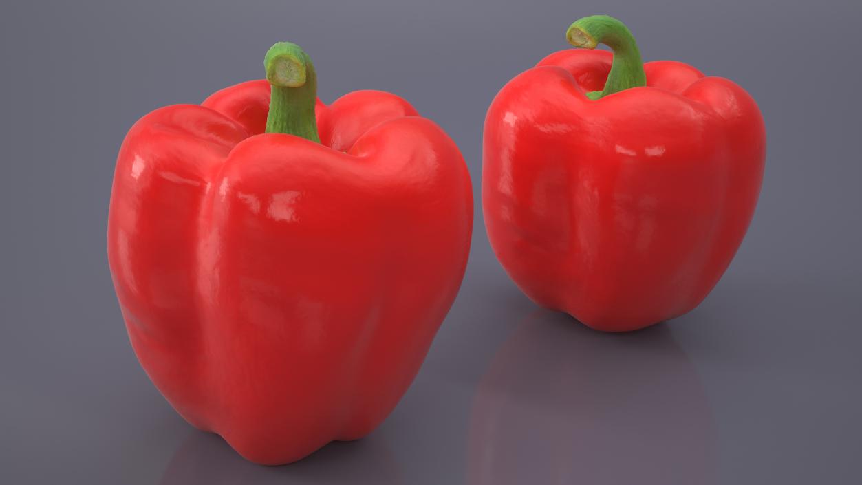 3D Fresh Peppers Collection 4