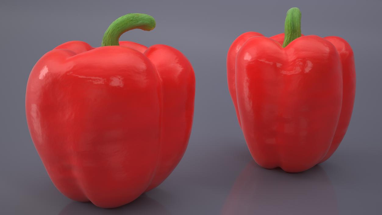 3D Fresh Peppers Collection 4