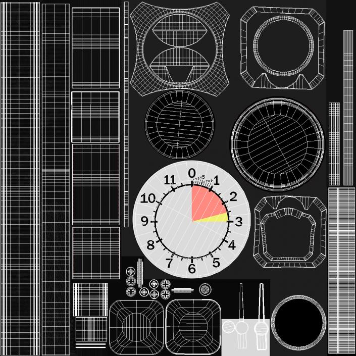 3D Analog Skydiving Altimeter