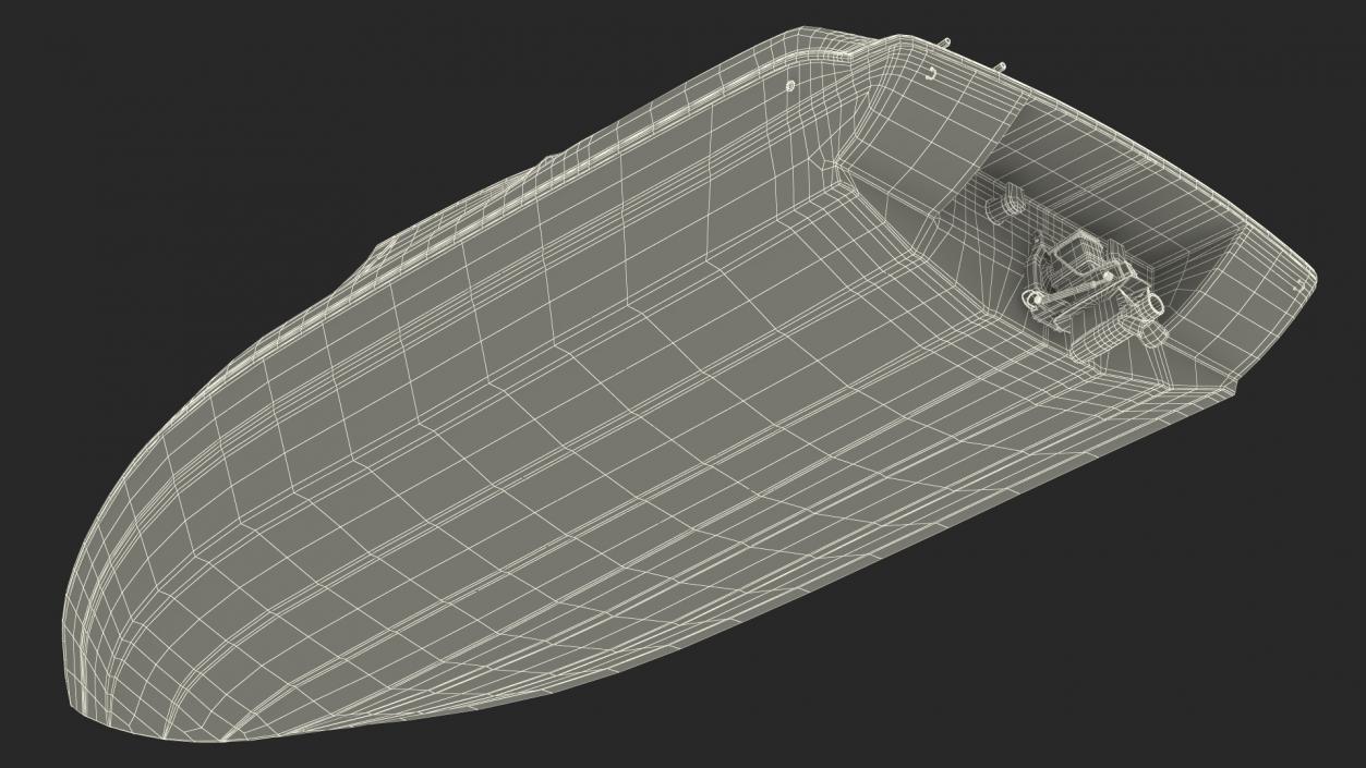 3D model White Deck Boat