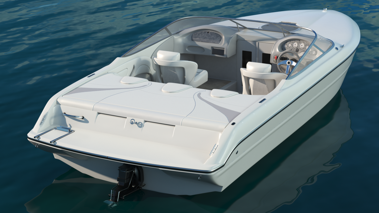 3D model White Deck Boat