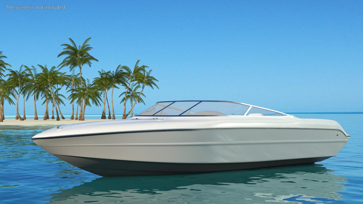 3D model White Deck Boat