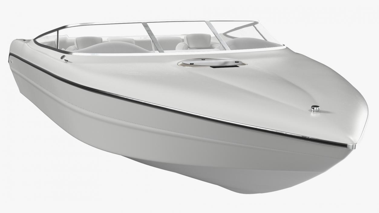 3D model White Deck Boat