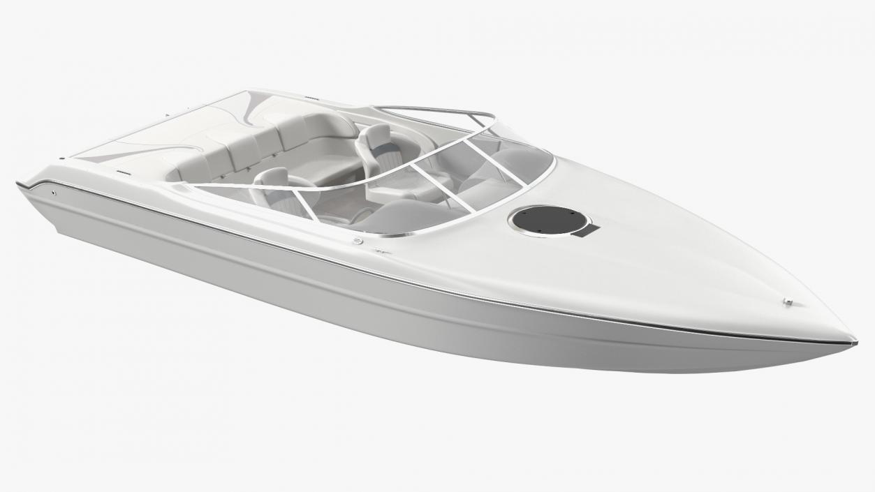 3D model White Deck Boat