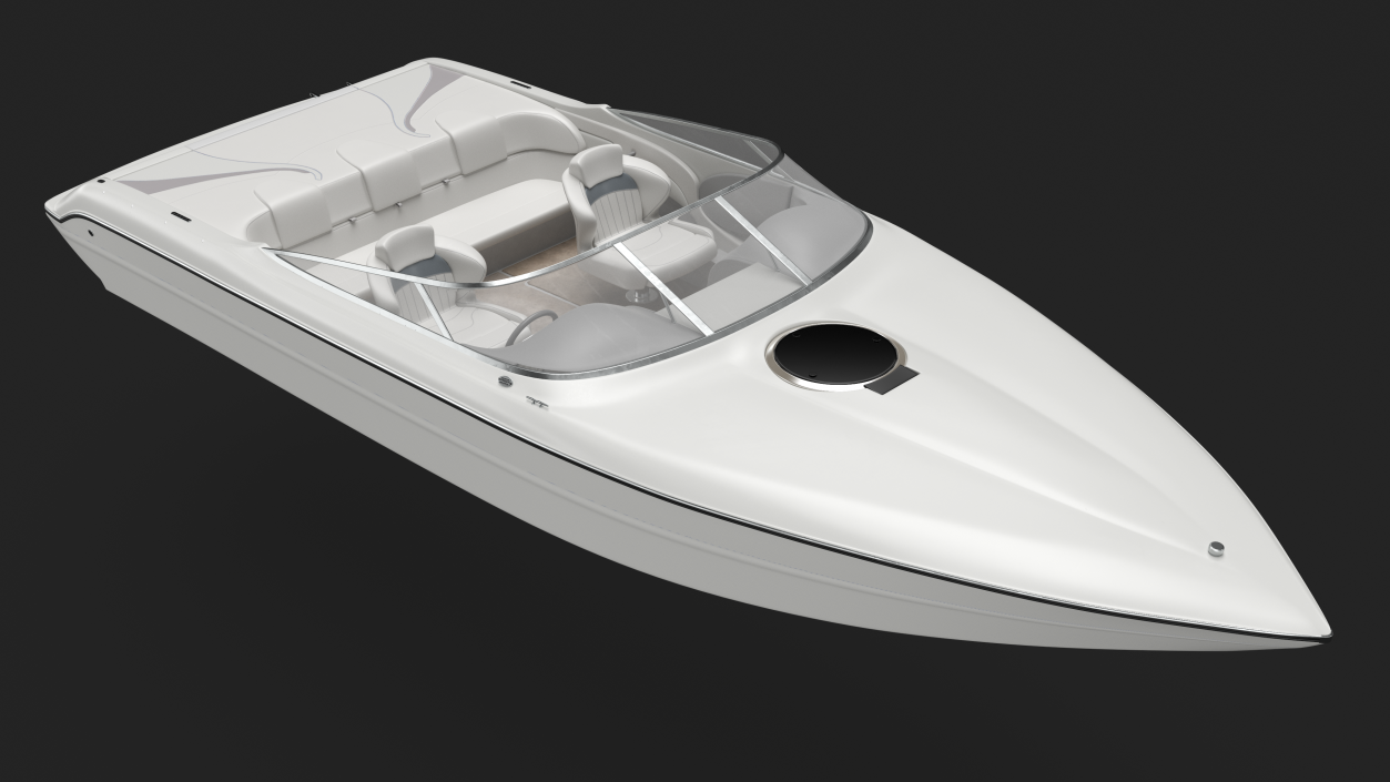 3D model White Deck Boat