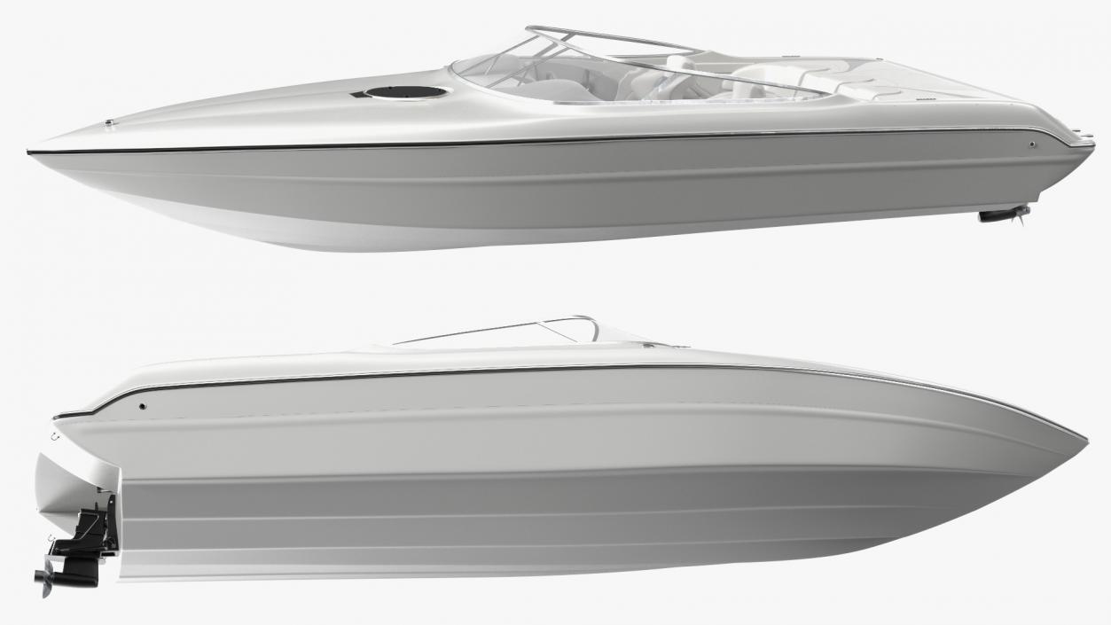 3D model White Deck Boat