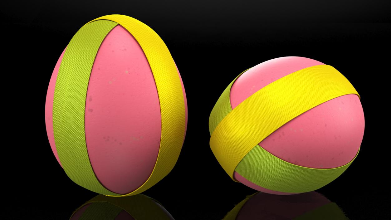 Easter Egg with Ribbon 3D