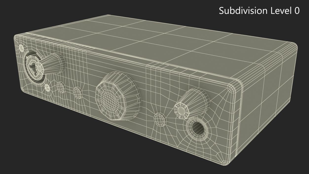 3D Portable USB Audio Interface model