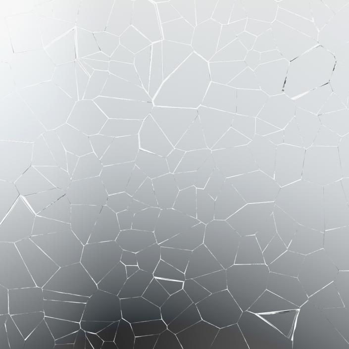 Broken Glass Window 3D model