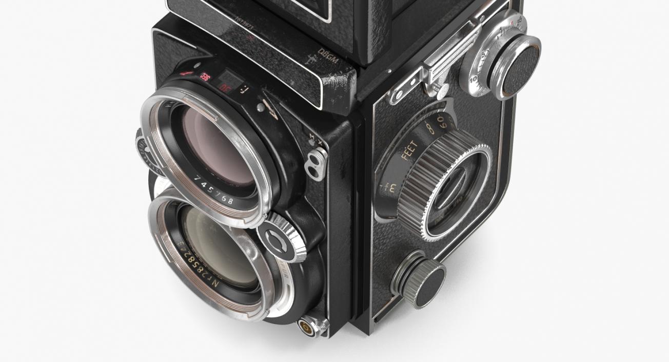 3D Old Twin Lens Camera Generic model