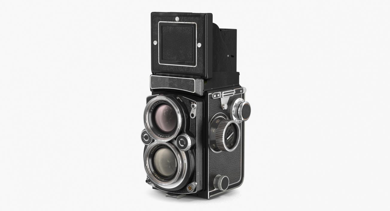 3D Old Twin Lens Camera Generic model