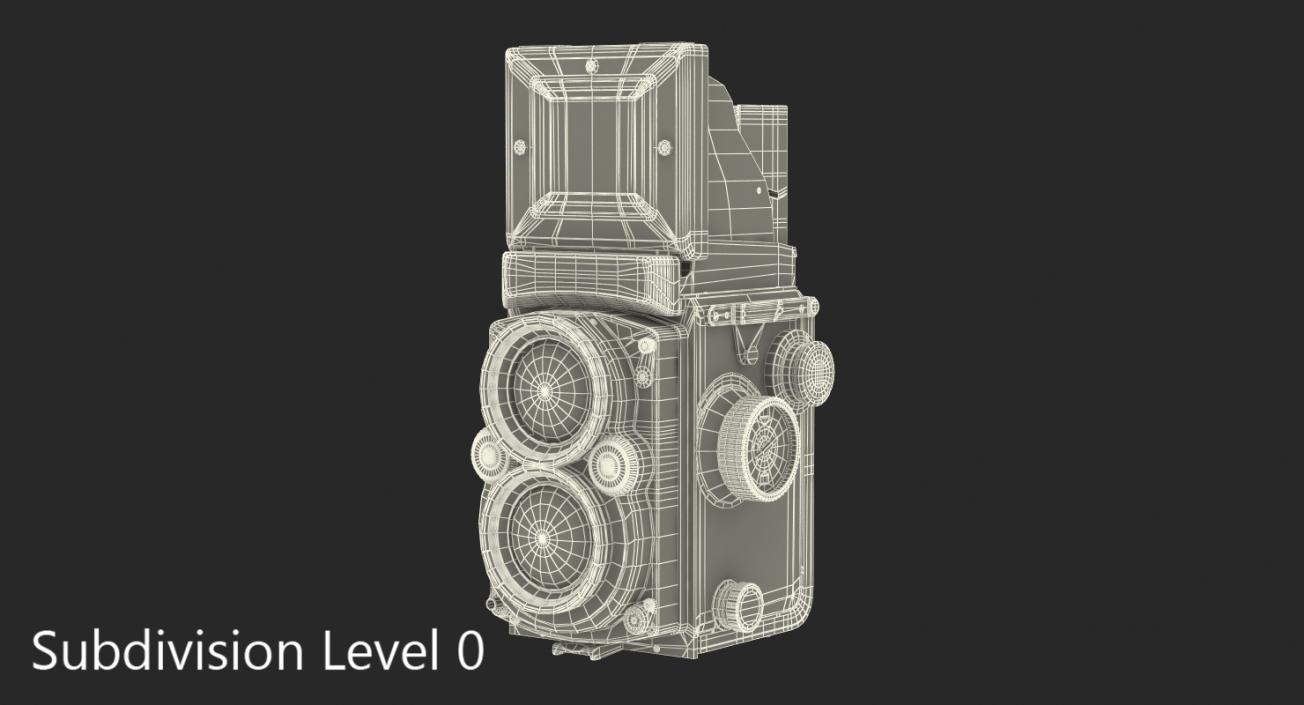 3D Old Twin Lens Camera Generic model