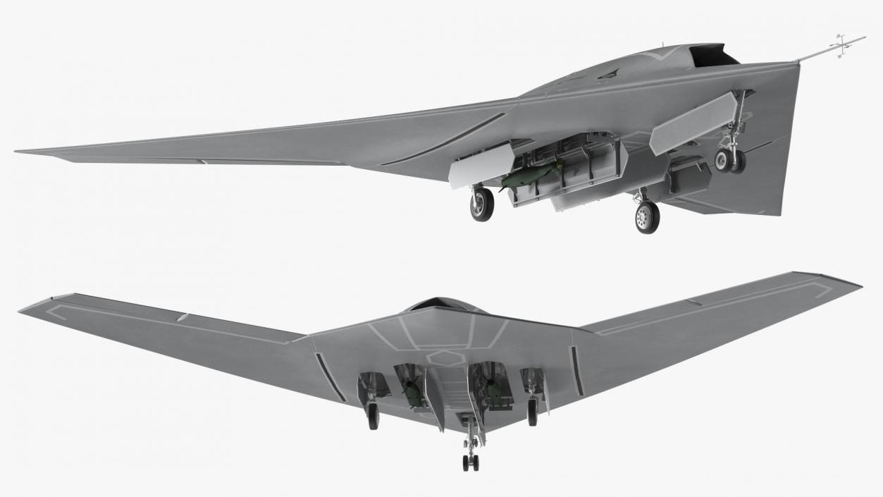 3D model Dassault nEUROn Stealth UCAV Rigged