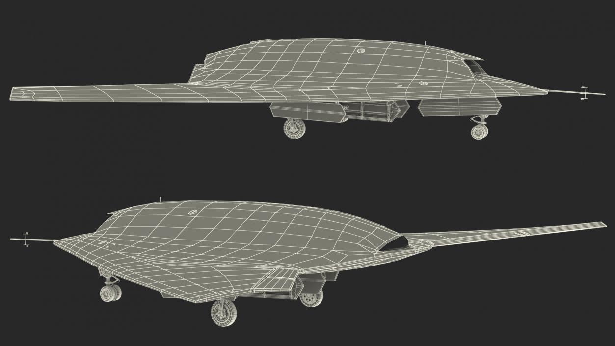 3D model Dassault nEUROn Stealth UCAV Rigged