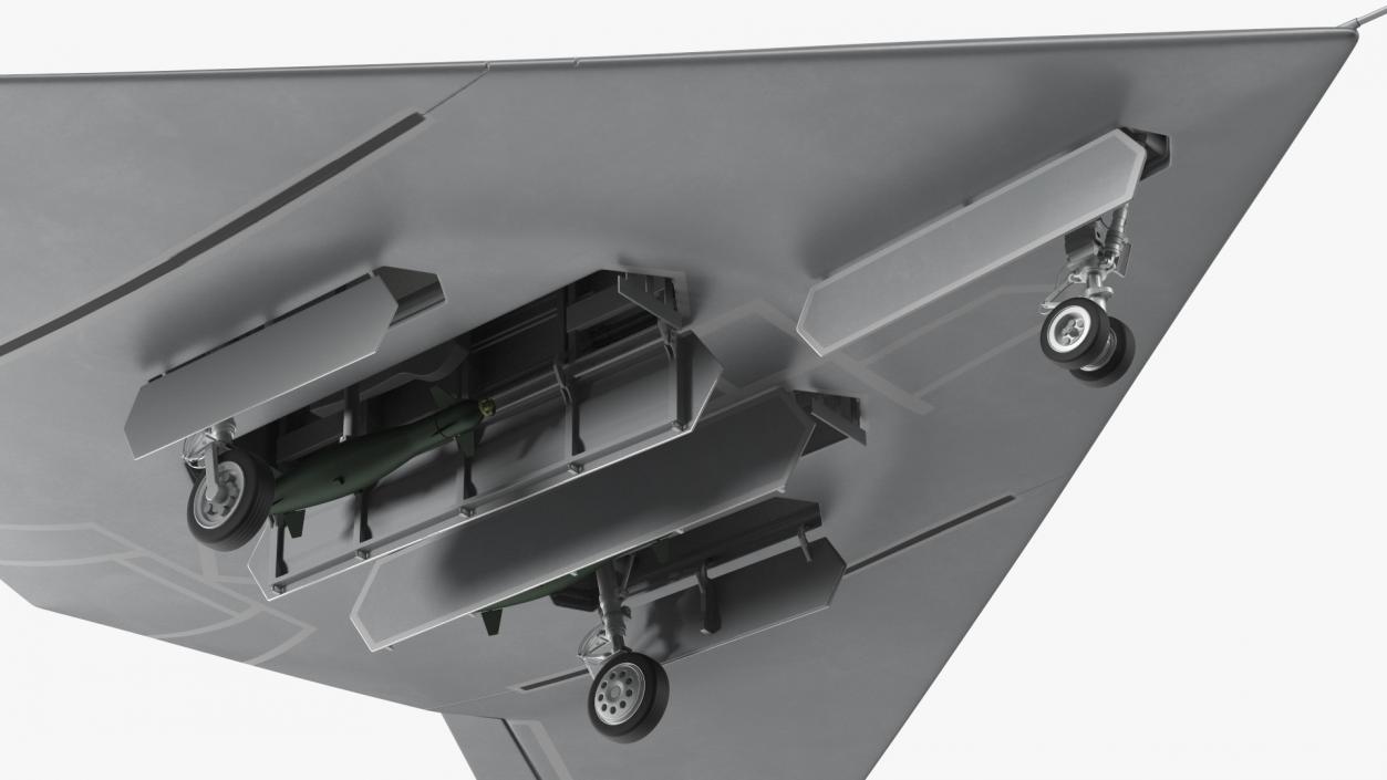 3D model Dassault nEUROn Stealth UCAV Rigged