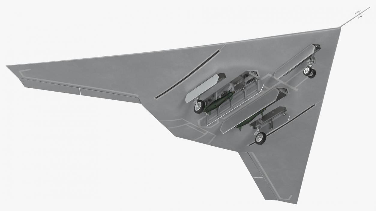 3D model Dassault nEUROn Stealth UCAV Rigged