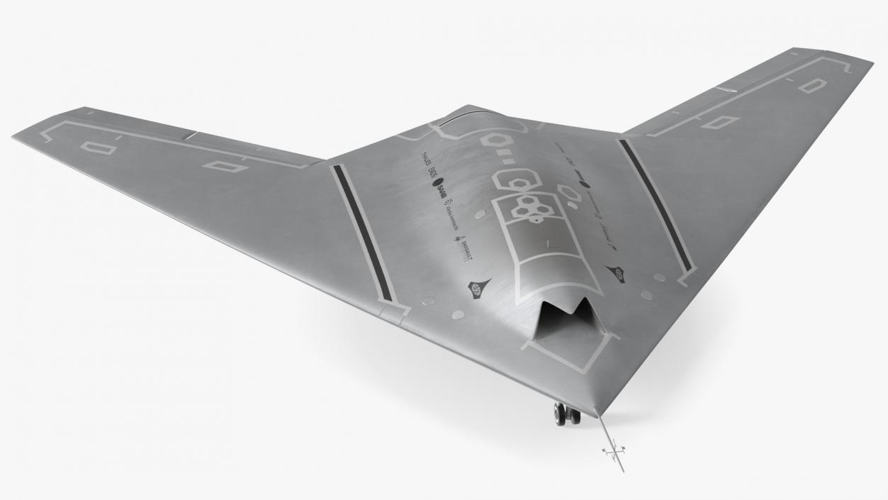 3D model Dassault nEUROn Stealth UCAV Rigged