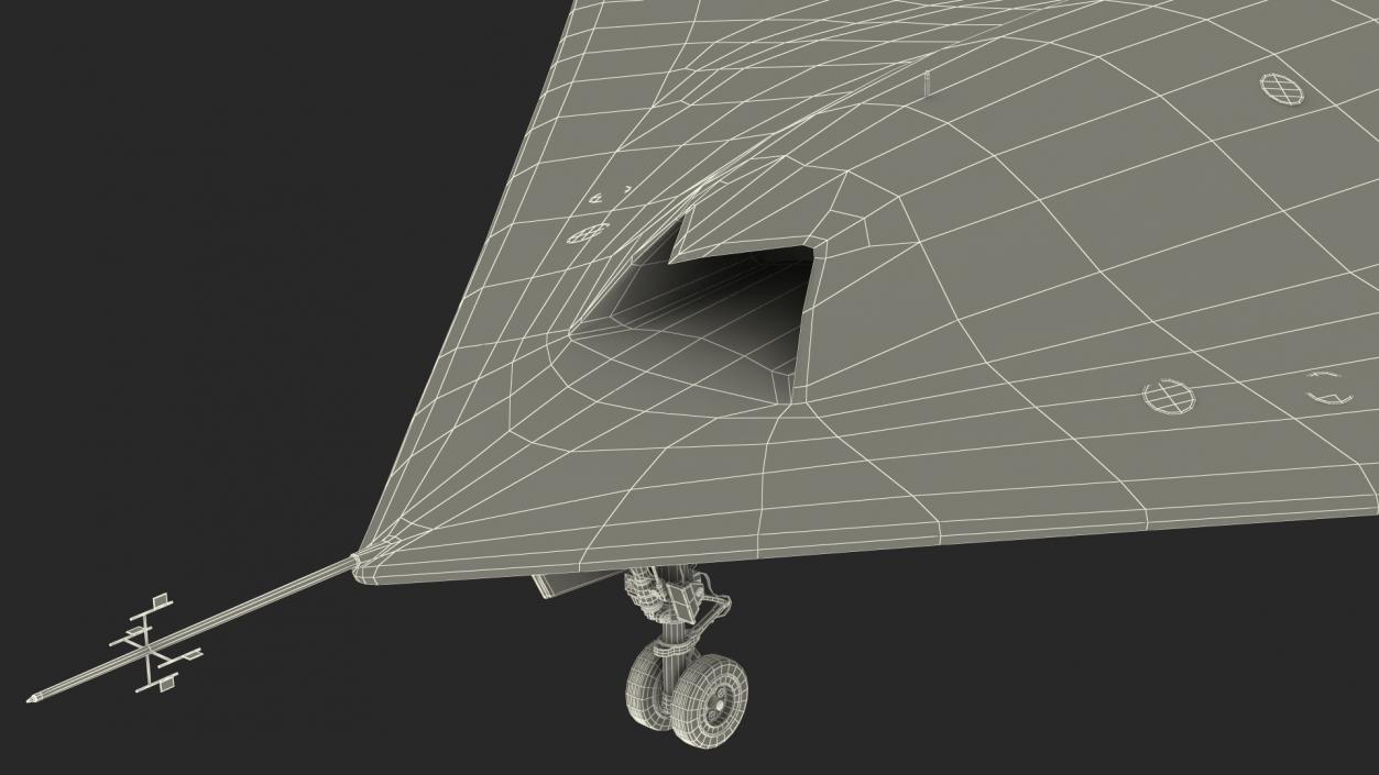 3D model Dassault nEUROn Stealth UCAV Rigged