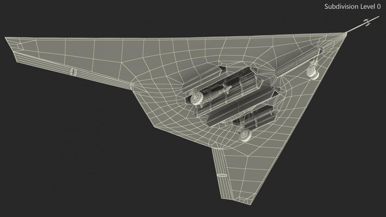 3D model Dassault nEUROn Stealth UCAV Rigged