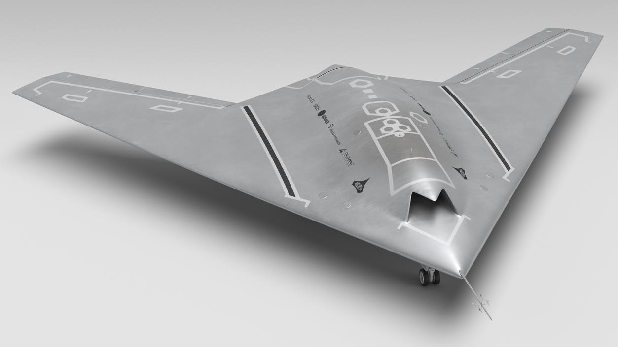 3D model Dassault nEUROn Stealth UCAV Rigged