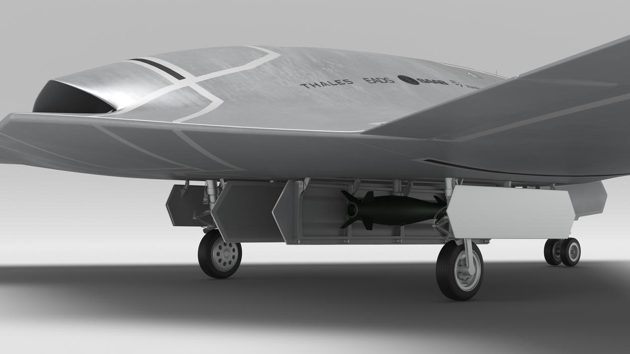 3D model Dassault nEUROn Stealth UCAV Rigged