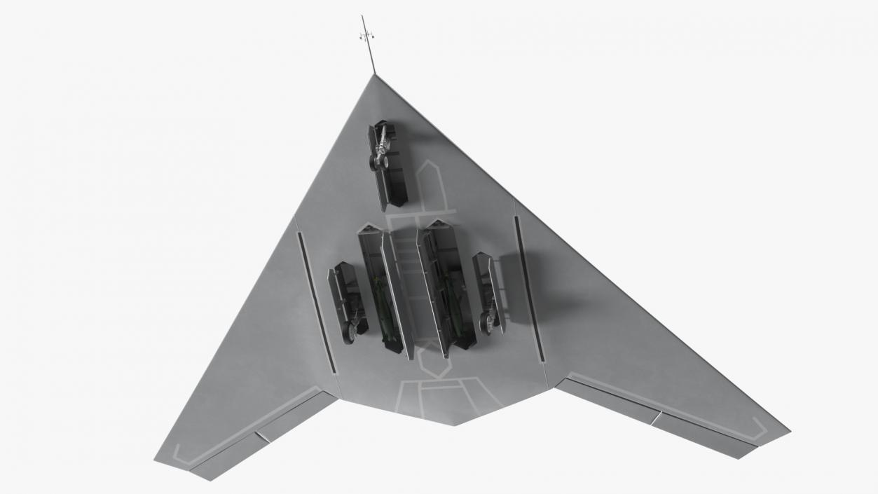 3D model Dassault nEUROn Stealth UCAV Rigged