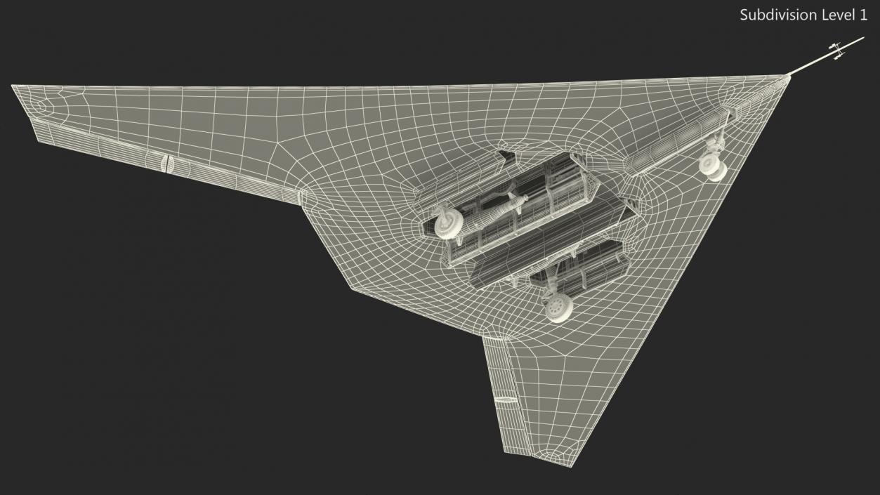 3D model Dassault nEUROn Stealth UCAV Rigged